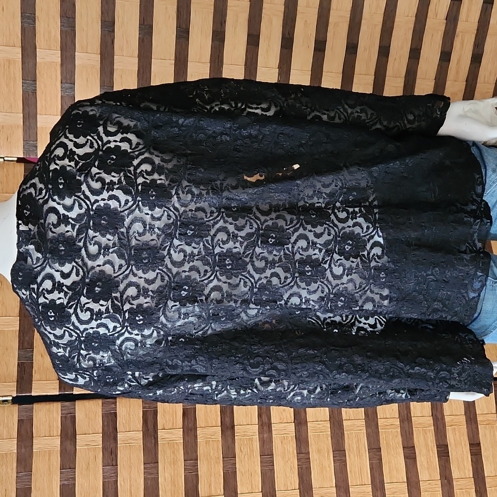 MSK lace assymetrical collar jacket - Picture 4 of 7
